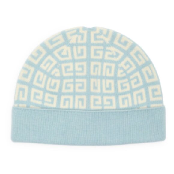 Givenchy Double Face Knit Beanie Ice Blue main image 5